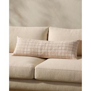 Loloi Magnolia Home by Joanna Gaines Liv Collection PMH0064 Beige 13'' x 35'' Cover w/Poly Pillow