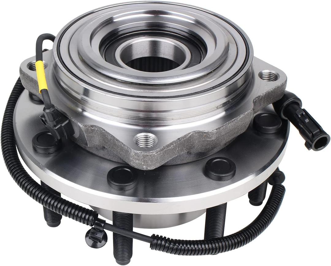 Autoround 515081 Front 4WD Wheel Bearing and Hub Assembly Compatible with Ford F-250 F-350 Super Duty 2005-2010 SRW 8 Lug w/ABS