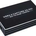 Groza SDI Capture Card USB 3.0, SDI to USB 3.0 with HDMI Loopout, 1080P 60Fps SDI HDMI Video Audio Capture for Game Streaming Video Recording for Windows, Linux, OS X