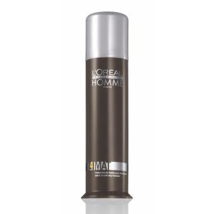 L'Oral Professionnel Paris Styling Pomade For Men - Medium Hold and Matte Finish, Styling Cream For All Hair Types