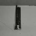 AIZESI Tension Curtain Rod for Windows 28 to 48 Inch No Drilling Adjustable Expandable Spring Loaded Curtain Rod, 7/8" Diameter Never Rust, Small Shower Rod for Bathroom, Doorway, Closet, Black