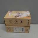 2 x Soft 3-in-1 Silisone Spray Brush, Upgraded for Shedding, Cleaning and Spa Massage, Hair Removal, Best Water Steam Brush for Indoor Long or Short Haired Cat and Dog (White)