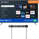 ONN 65-Inch Class 4k HDR10+ Smart TV + Free Wall Mount with Wi-Fi Connectivity and Mobile App | Flat Screen TV | Compatible with Home Kit | Alexa and Google Assistant 