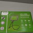 Large Hands Free Magnifying Glass with Light 50 Ultra-Bright LEDs Neck Magnifying Glass with Light Horizontal and Vertical Viewing with Flexible Gooseneck for Reading Sewing Repair Seniors Beading