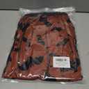 Women Pumpkin Skirt Elastic Waist Layered Mesh Midi Skirt Party Costume (S)