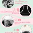 MISSWHO Cotton High Waisted Womens Underwear Soft Stretch Breathable Full Coverage Ladies Panties(Regular & Plus Size) (Gray, XL)