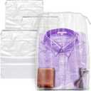 InfinitePack Large Transparent Shoe Bags for Travel, Portable Shoe Bags, Shoes Pouch Storage Organizer with Drawstring for Men & Women aClear Window Shoes Pouch with Rope (10"x14"(100pcs))