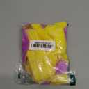 ComfyCamper Hat and Suspenders Dog Costume - X Large Medium Small Lab Star Space Cosplay Halloween Costumes, Small, Yellow and Purple