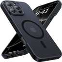 Faiono Magnetic for iPhone 16 Pro Max Case [Full Camera Protection][Military-Grade Protection][Compatible with MagSafe] Shockproof Protective Slim Phone Case for iPhone 16 Pro Max, Black