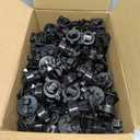 Frienda  Electric Fence Insulators Bulk Round Post Clips Electric Wire Insulators Wood Post Wire Holding for Garden Ranch Agriculture Farm Fence