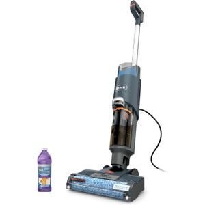 Shark HydroVac MessMaster Wet Dry Corded Vacuum Cleaner, 3-in-1 Multi-Surface Vacuum Mop & Self-Cleaning System, Lightweight, Powerful Suction, for Hard Floors & Area Rugs, Navy, WD161