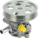 Power Steering Pump with Pulley for Audi A4 2.0L 2005-2009 for Audi A4 Quattro 2.0L 2005-2009 Power Assist Pump Replace No.8E0-145-153-J/8E0145153D