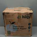 ecoHiny Premium & Soft Bamboo Toilet Paper | 48 Mega Rolls, 3 ply & 350 Sheets | FSC Certified, PFAS Free, BPA Free, Septic Safe | Tree Free Toilet Tissues | Plastic Free Packaging