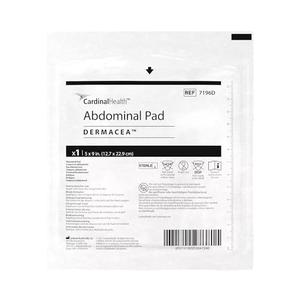 Dermacea Abdominal Gauze Pad, Sterile, 5 x 9IN, Case of 432