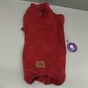 cyeollo Dog Christmas Pajamas Fleece Dog Sweater Coat Thermal Dogs Onesie Stretchy Xmas Jumpsuits Doggie Warm Pet Pjs for Small Dogs Outfits Color Red (Medium (chest Girth: 15"-18"))