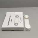 4-piece pot lid rack, pot lid storage container suitable for lids ranging from 6 inches to 14 inches, adhesive wall mounted pot lid storage, suitable for kitchen cabinets and cabinet doors (White)