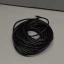 Cat6 Outdoor Ethernet Cable 50ft, 24AWG 10Gbps Support Cat8/7 Network, Pure Copper, Direct Burial Waterproof Underground Anti-UV (1Ft 3Ft 5Ft 10Ft 15Ft 20Ft 30Ft 40Ft 50Ft 60Ft 75Ft 100Ft 150ft 200ft) (Black)