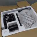 Floor Lamp with Linen Shade, Dimmable Tall Standing Lamp with Remote Control & 3 Color Temperatures, Modern Floor Lamps for Living Room Bedroom Office Corner, 9W LED Bulb Included (Beige)