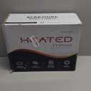 Berkshire Blanket Heated Throw Blanket, Grace Fur to Loftmink Reversible Electric Throw with 4 Heat Levels, Fast Heating Printed Throw for Couch and Bed, Auto Shut-Off Feature (50"x60") (Elijah Fair Isle Extra Large Blue)