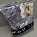 WITSHOCK Living Room Area Rugs 6x9: Abstract Rugs Machine Washable for Bedroom Carpet Resistant Non-Slip Carpet Large Indoor Floor for Dining Room Farmhouse Nursery Blue Brown