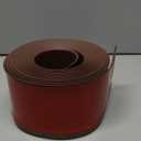 Vinyl Wall Base Baseboard Molding Trim 4" Flexible Self Adhesive Rubber Wall Base Moulding Trim Peel and Stick Design, 4 Inch x 20 Feet, Brown