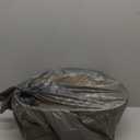 3 PCS 15.3 x 9 x 6 inches White Metal Galvanized Tub with Rattan Handles, 3 Gallon Beverage Tubs for Parties, Large Ice Bucket for Beer, Wine, Cocktails & Outdoor Events