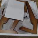 Maydear Bamboo Round Side Table Small Accent Table or Coffee Table for Living Room, Bedroom, or Office, Easy Assembly, 3-Leg Design