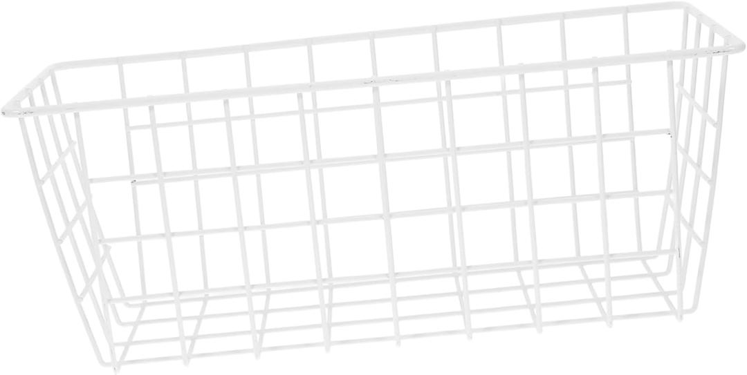 GLEAVI 2pcs Wire Hanging Storage Baskets Kitchen and Bathroom Organizer for Easy Access Wall-mounted Design for Multi-purpose Use Home Spaces