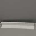 Command Picture Ledge, 21" Damage Free Hanging Floating Shelf with Adhesive Strips, Quartz, No Tools Picture Hanger for Displaying Decorations and Photographs, 1 Ledge and 10 Command Strips