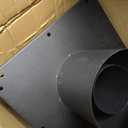 4" x 6-5/8" 46DVA-HC Horizontal Square Termination
Galvanized Steel Gas Fireplace Vent Cover Fit for Direct Vent Gas Stoves and Fireplaces Vent