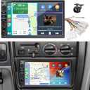 Car Radio Stereo Wireless Carplay Android Auto Navi for Toyota Tacoma Sienna1998-2004/4Runner Camry 1990-2002/Tundra Sequoia 2000 2001 2002/Land Cruiser 1991-2000