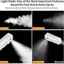 Professional Facial Steamer, Hot Mist Spray, Vaporizador Facial Steamer for Esthetician, Height Adjustable, SPA at Home, White