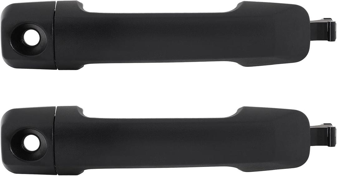 cciyu Door Handles Black Front, Rear, Left, Right fit for 2007-2014 for Toyota FJ Cruiser, 2pcs