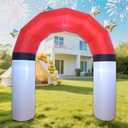 Cayivran 8*7Ft Inflatable Anime Arches,Cartoon Decorations With Blower Built-in 3 LED Lights Back to School Decoration Birthday Family Parties Cartoon Party Game Room Halloween Christmas Decorations