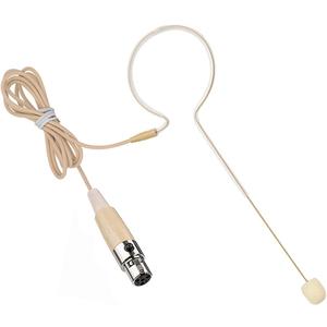 Headset Microphone Single Ear Earset Headworn Over Ear Hanging Condenser Omnidirectional Mic Compatible with Shure Wireless System Bodypack Transmitter with 1.2m Cable Mini XLR 4 Pin TA4F Plug