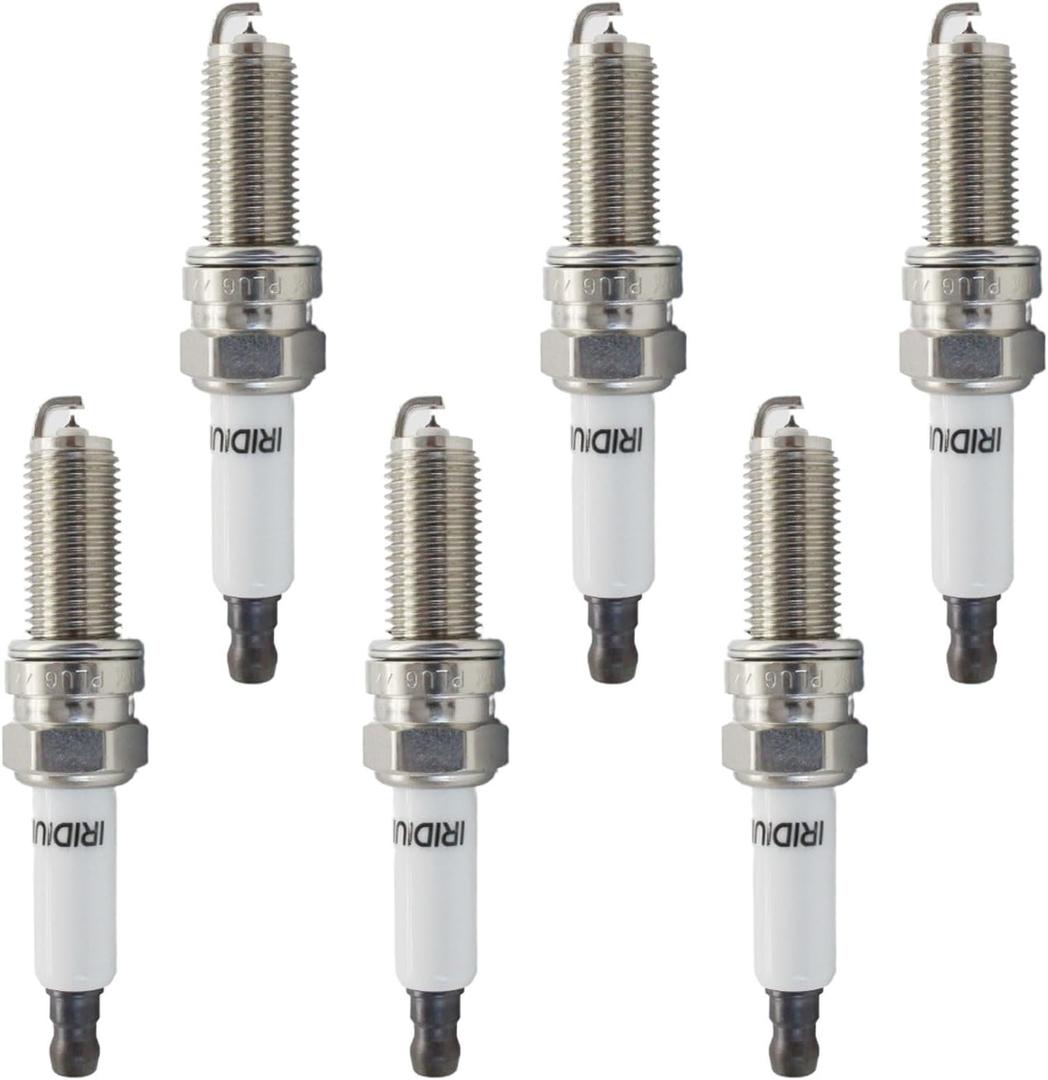 Iridium Spark Plugs XP5701 Compatible with Dodge Charger Challenger Grand Caravan Chrysler 200 300 Jeep Grand Cherokee Wrangler V6 3.6L Replaces 7751 9407 SP149125AF 12290R1AA01 (6 Pack)