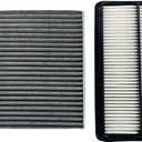 17220-RRA-A00 Engine Air Filter and 80292-SDA-A01 Cabin Air Filter Set Fit For 2006-2011 Civic 2.0L, 2007-2011 Acura CSX 2.0L