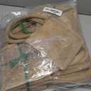 Silkfly 20 Pcs Mini Burlap Jute Tote Bags with Handle Small Blank Reusable Market Grocery Bags Bridesmaids Wedding Gift (5 x 5 x 3.94 Inches, Classic)