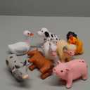 XY-WQ Bath Toys No Hole, for Infants 6-12& Toddlers 1-3, No Hole Bathtub Toys (Animal , 8 Pcs with Mesh Bag)