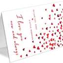 6 x Valentines Day Gifts for Women Men, Valentine's Day Card for Him Her Husband Boyfriend Wife Girlfriend, Mens Valentines Day Gifts (QQ-170)