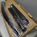 Rain Guards for 2011-2020 Mitsubishi Outlander (Excludes Sport), Out-Channel Window Visor Shields Vent Deflector Shade Wind Dark Smoke 2012 2013 2014 2015 2016 2017 2018, Tape-On Outside-Mount, 4PCS