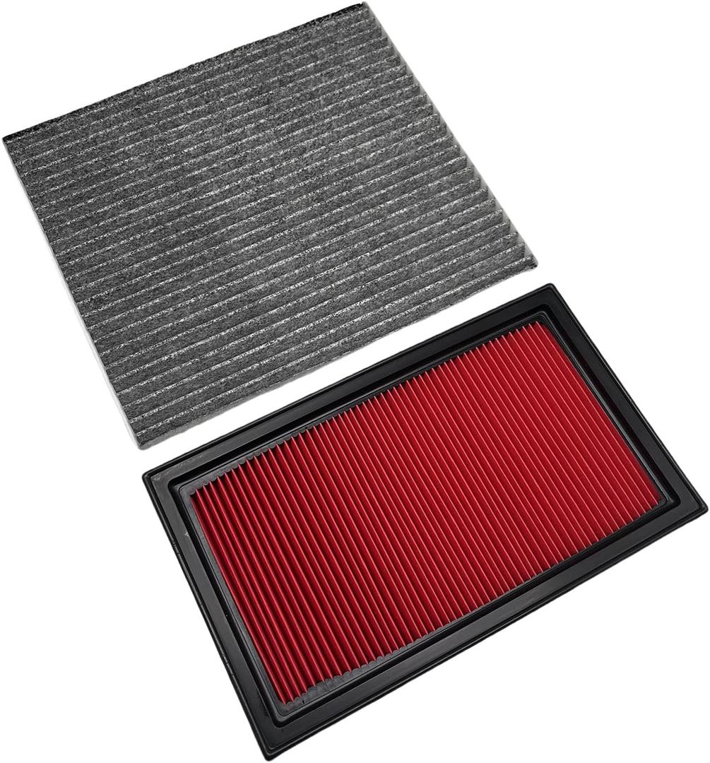 3.5L Engine & Cabin Air Filter Fit for 2013-2018 Nissan Altima, 2016-2023 Maxima, 2015-2024 Murano, 2013-2020 Pathfinder, 2014-2020 Infiniti QX60, Replace 16546-AA020 27277-3JC1A