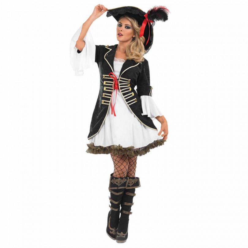 Womens Buccaneer Pirate Costume L