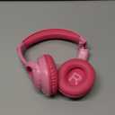 Kids Headphones Bluetooth 5.3 Wireless Lightweight Fast Charging 68 Hours Play Time Volume Limited 85/94dB Over Ear Foldable with Built-in Mic for Toddler Boy Girl Tablet Pad Pink