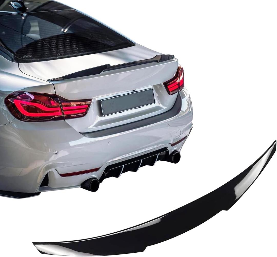 Rear Spoiler for BMW 4-Series F32 Coupe 2013-2020 Trunk Spoiler Wing Trunk Tail Rear Trunk Lid,Glossy Black Performance - M4 Style