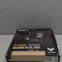 ASUS TUF Gaming A620M-PLUS(WiFi) AMD AM5 (Ryzen 7000) microATX Gaming Motherboard(DDR5,PCIe 4.0,2xM.2 Slots,2.5Gb LAN,Wi-Fi6,2xDisplayPort,HDMI,Front USB 3.2 Gen 1 Type-C,BIOS Flashback,M.2 Q-Latch)