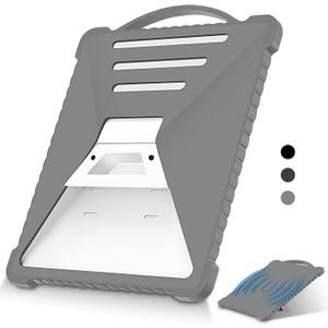 for Starlink Mini Protective Case, Liquid Silicone Cover for Starlink Mini Satellite Dish Antenna Full Protector Sleeve Shell Accessories, Portable Shock Resistant, Lightning-Proof (Grey)