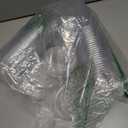 Disposable 32 oz clear Plastic Cups with Flat Lids with x hole,50 sets