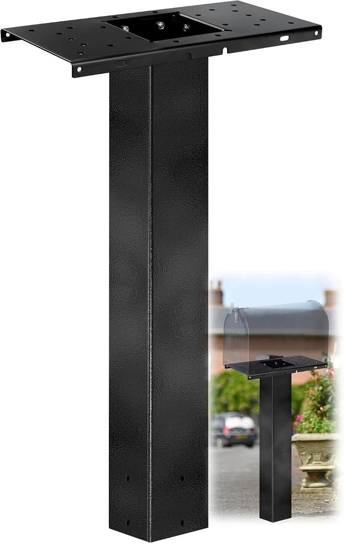 Mailbox Post 51x4x4 inch, In-Ground Mount Mailbox Post for Outside