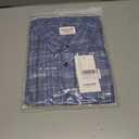 fohemr Mens Button Down Shirts Plaid Long Sleeve Dress Shirt Wrinkle Free Business Casual Gingham Shirt Tops Medium